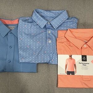 Blue Patterned Men's Shirt